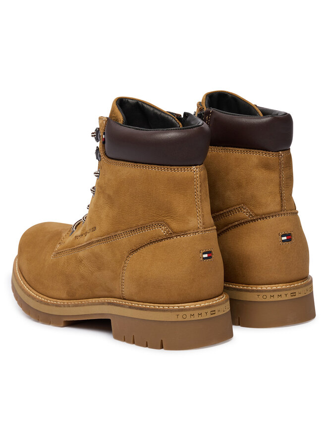 Ботильоны на шнуровке Flex Th Outdoor W Nbk Boot FM0FM05563 Tommy Hilfiger, коричневый — фото 3