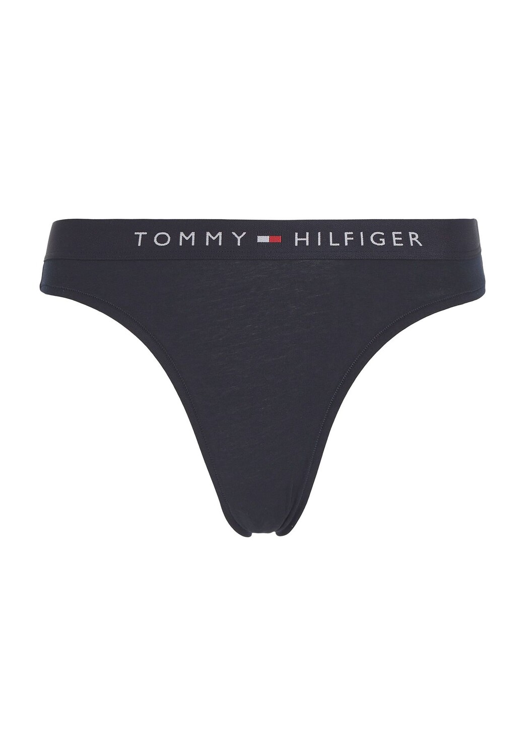 

Оригинальные трусы с логотипом на поясе, однотонные, женские TOMMY HILFIGER, синий