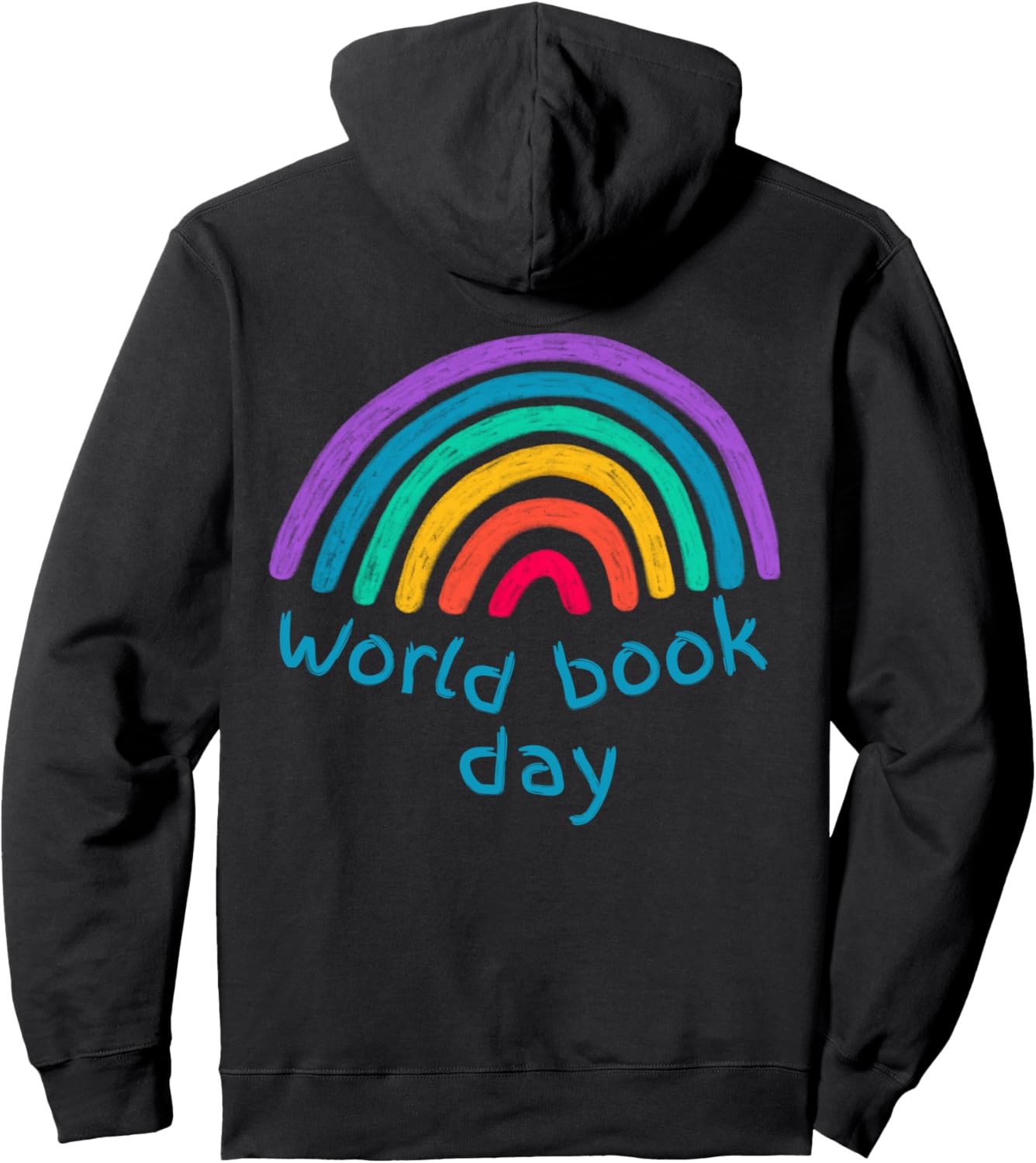 

Радужная толстовка ко Всемирному дню книги World Book Club Day Store, черный