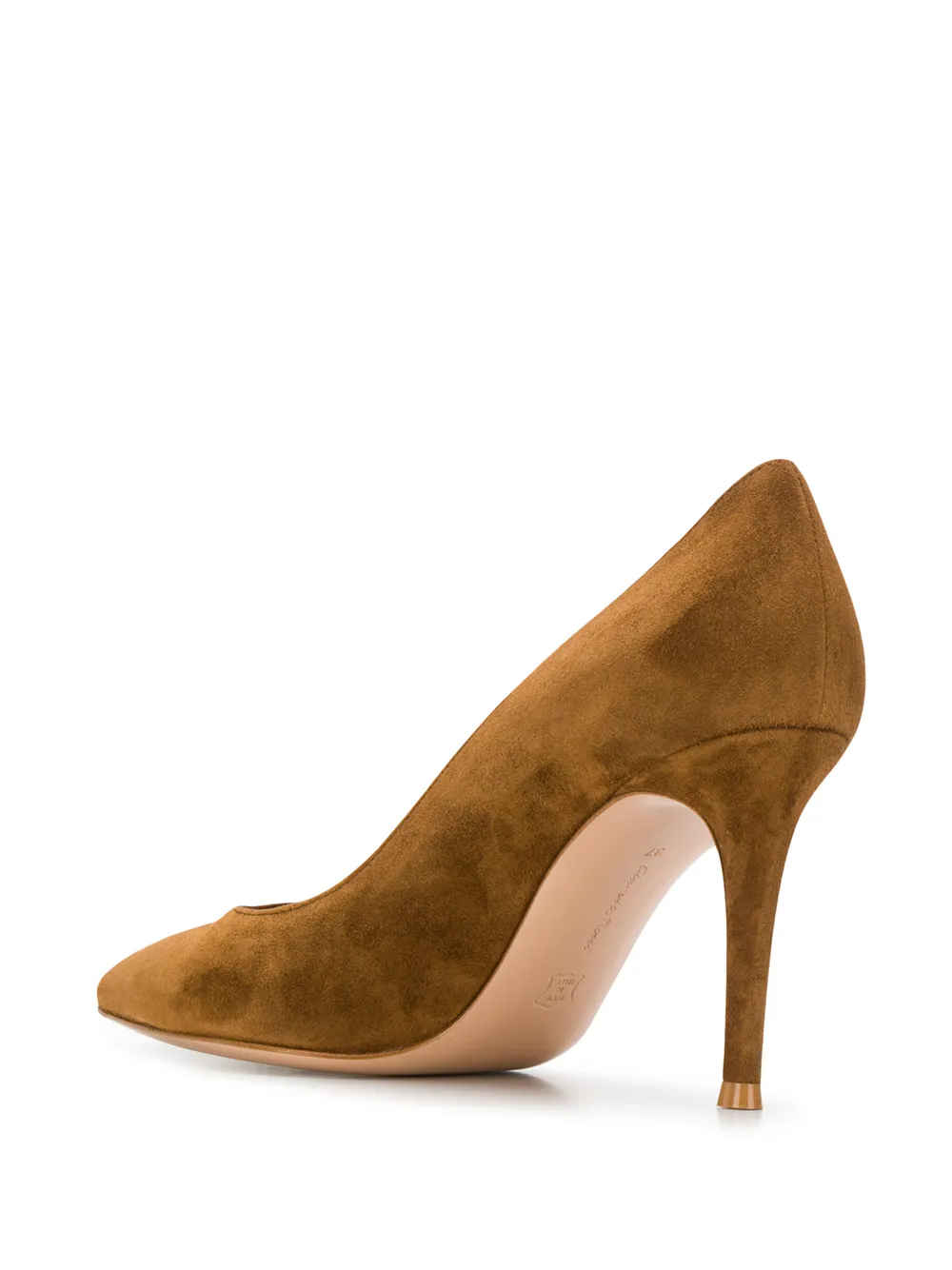 Туфли-лодочки с заостренным носком Gianvito Rossi, коричневый — фото 3