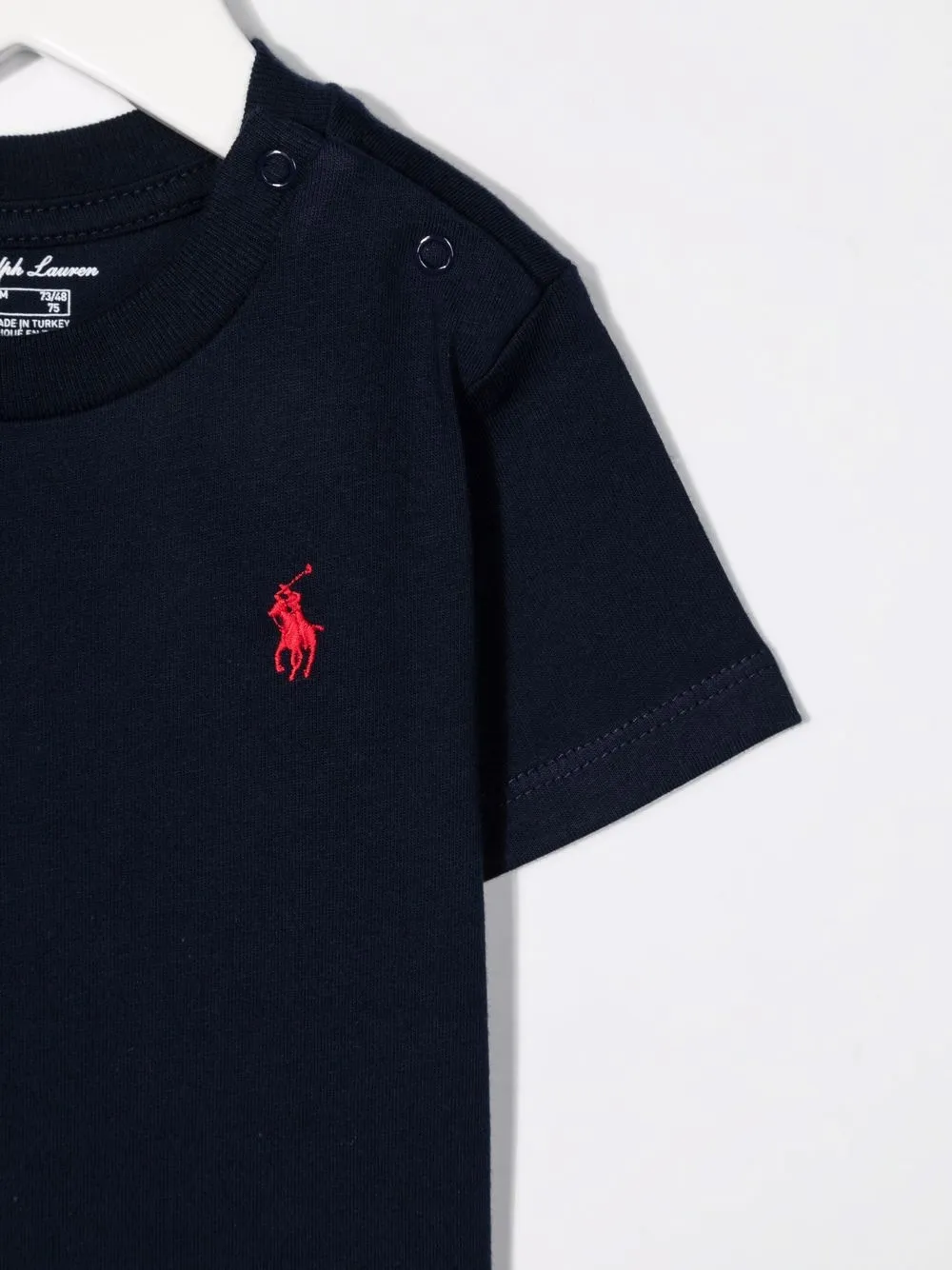 Футболка с логотипом POLO RALPH LAUREN KIDS, синий — фото 3