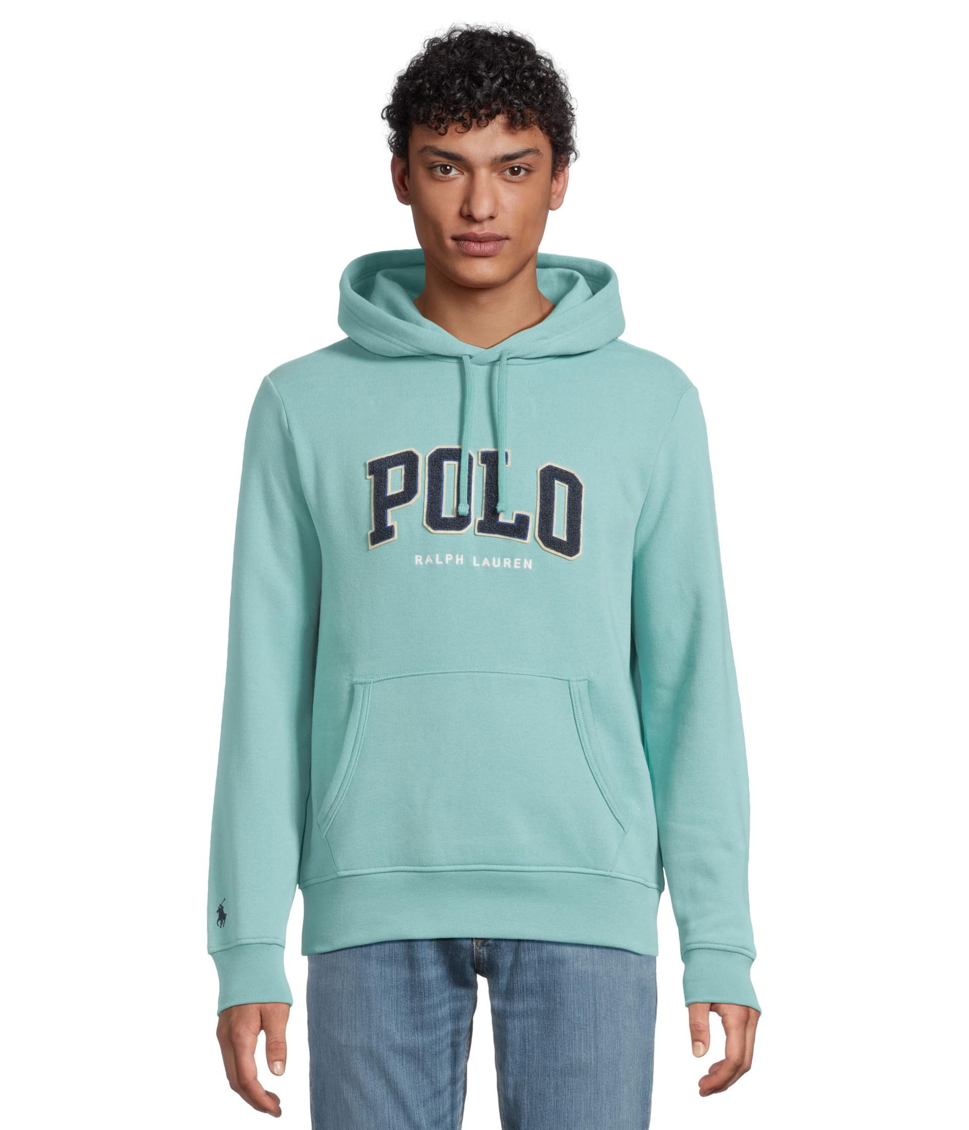 

Худи Polo Ralph Lauren Long Sleeve Graphic Fleece Hoodie, Deep Seafoam