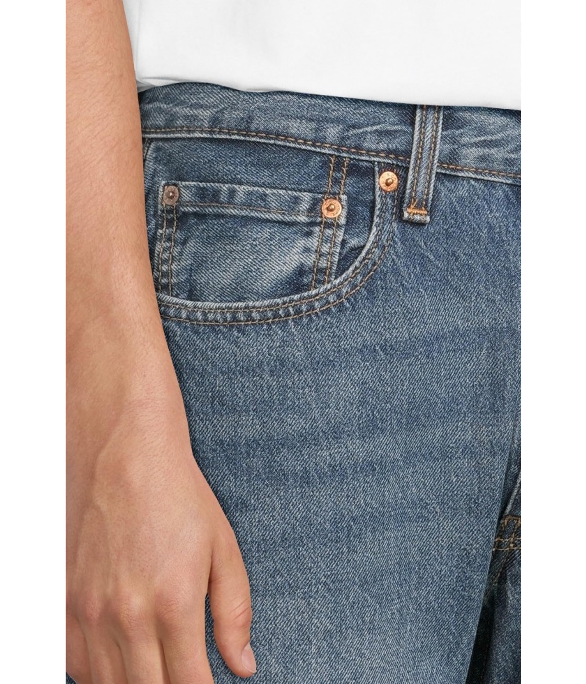 Джинсы Levi's Mens 565 Loose Straight, цвет Forget Me Nots — фото 4