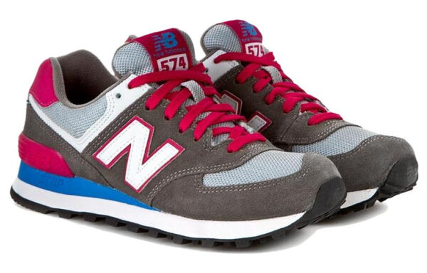 Кроссовки 574 New Balance, серый — фото 3