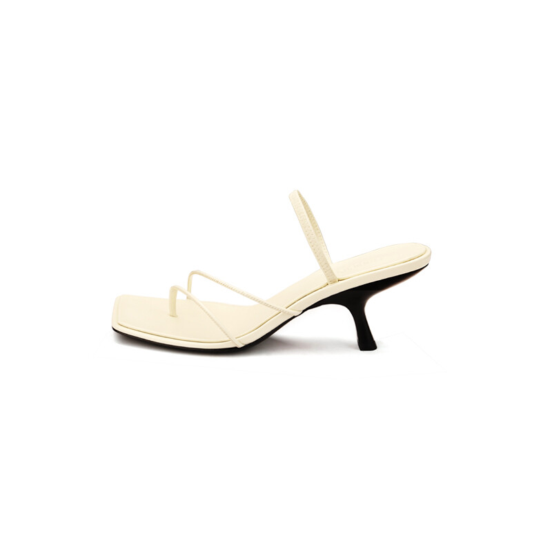 

Шлепанцы женские Studio Lee, цвет Milk white (2cm) / rubber sole