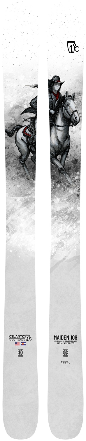 

Новые женские лыжи Icelantic Maiden 108 2026 года, длина 162 см