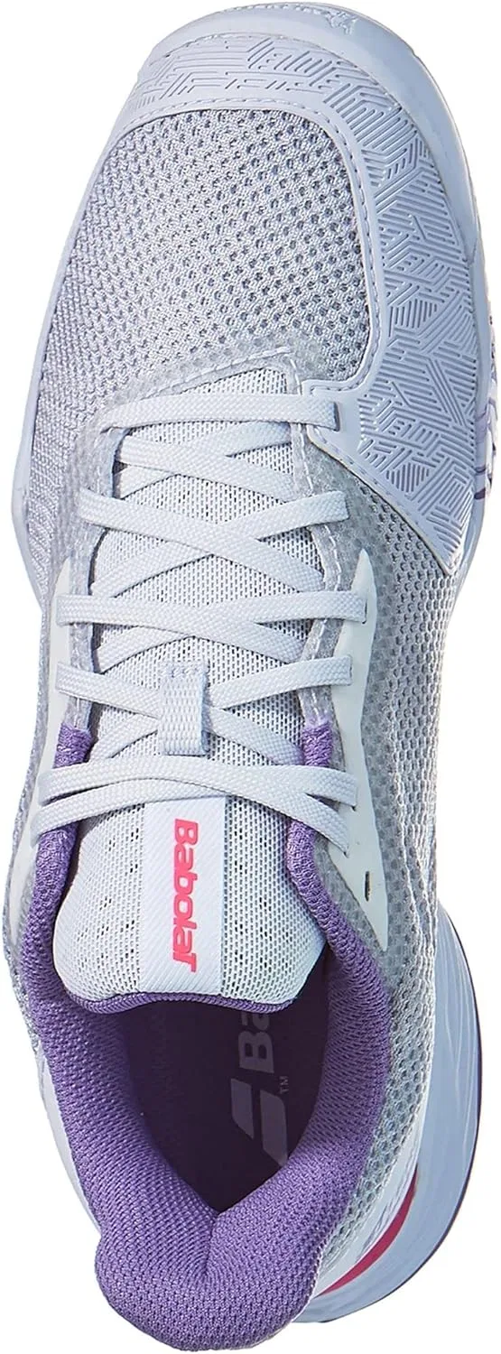 Кроссовки для тенниса Babolat Jet Tere AC, Grey/Aero, White/Lavender — фото 4