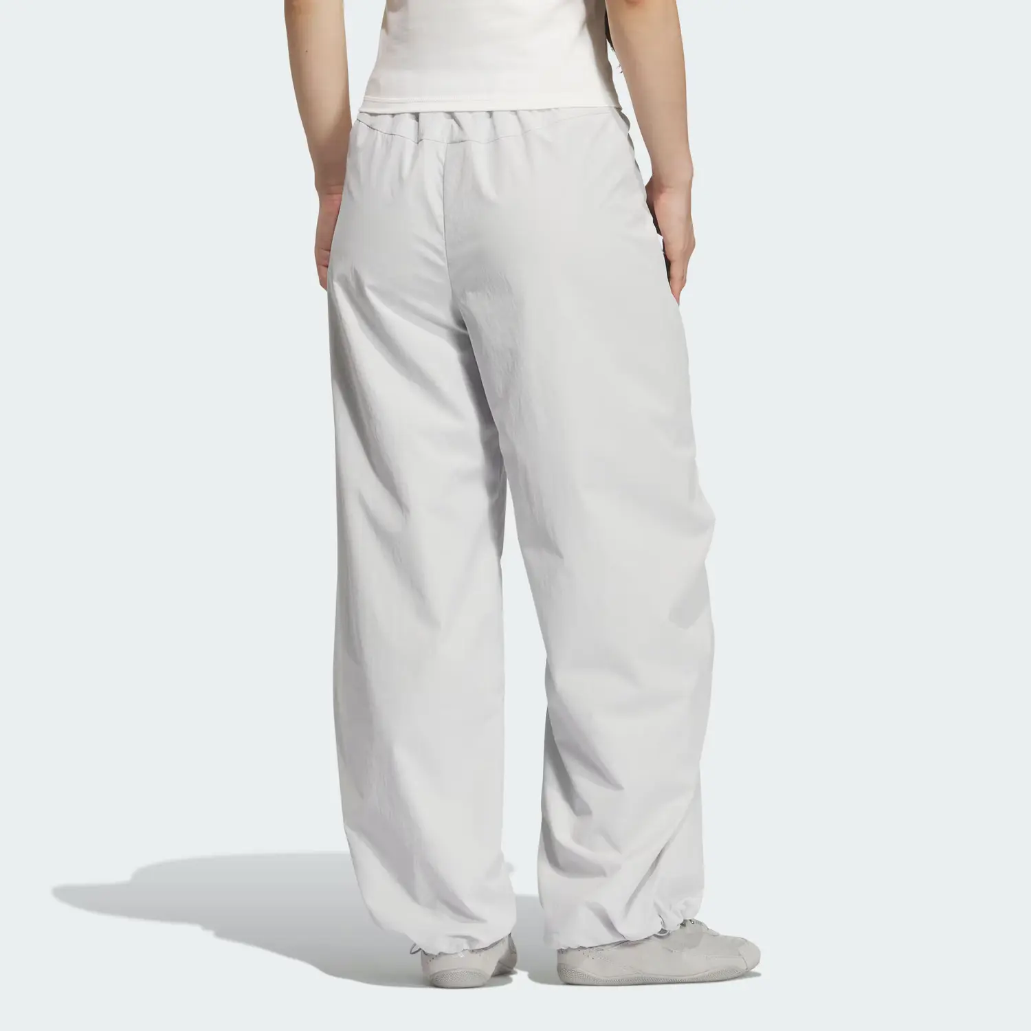 Брюки FOS TRACKSUIT BOTTOMS повседневные женские Adidas, светло-серый — фото 3
