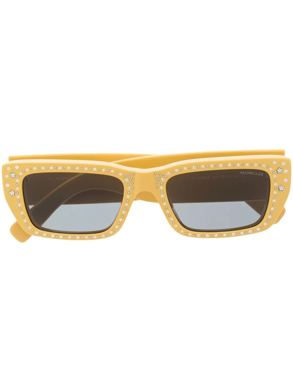 

Солнцезащитные очки из коллаборации с Palm Angels Moncler Eyewear, желтый