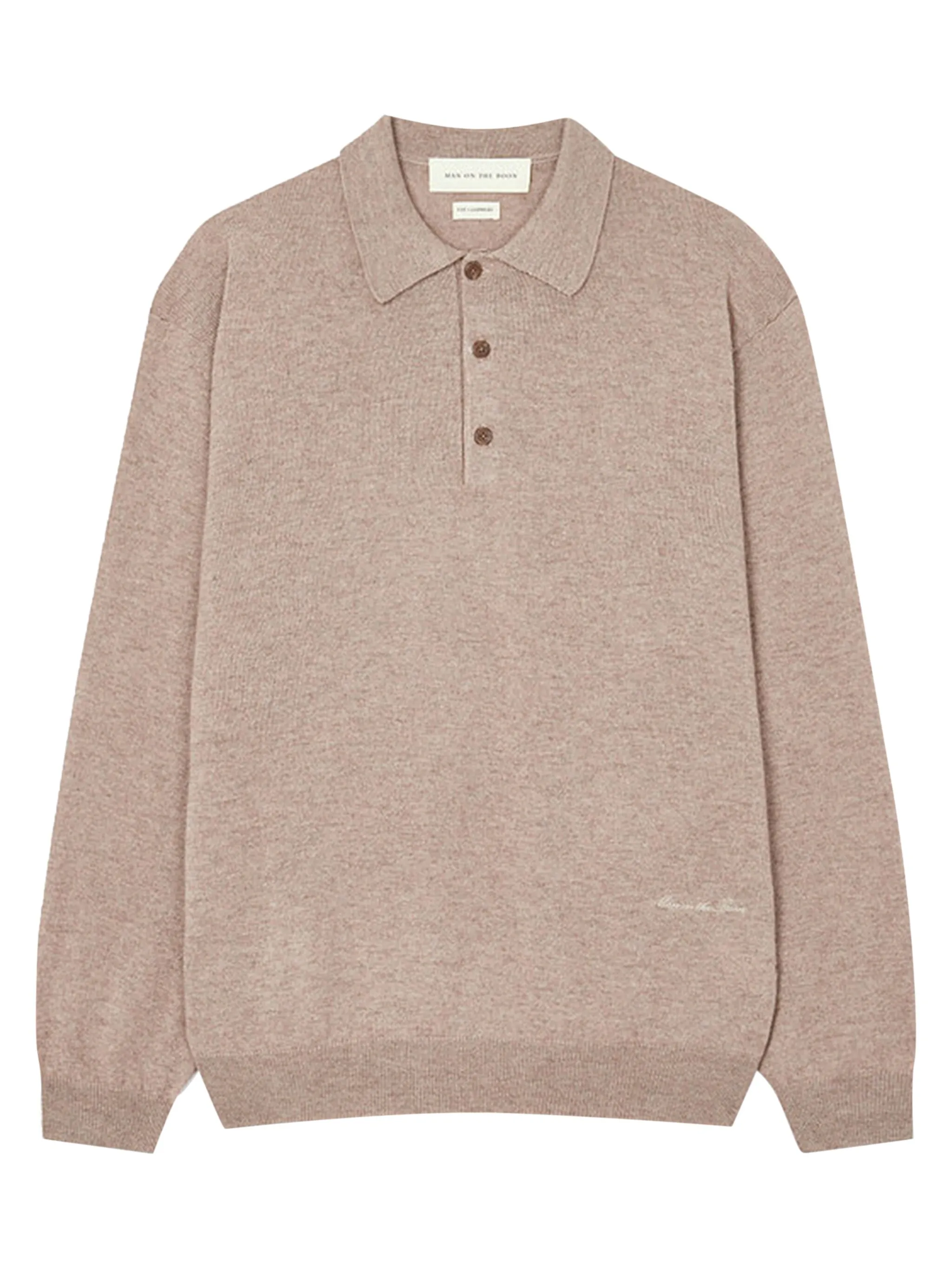 

Вязаная рубашка поло Man On The Boon., бежевый