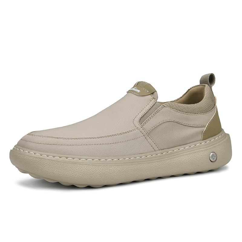 

SENJIALUO Мужские низкие кеды повседневные хаки, цвет Khaki