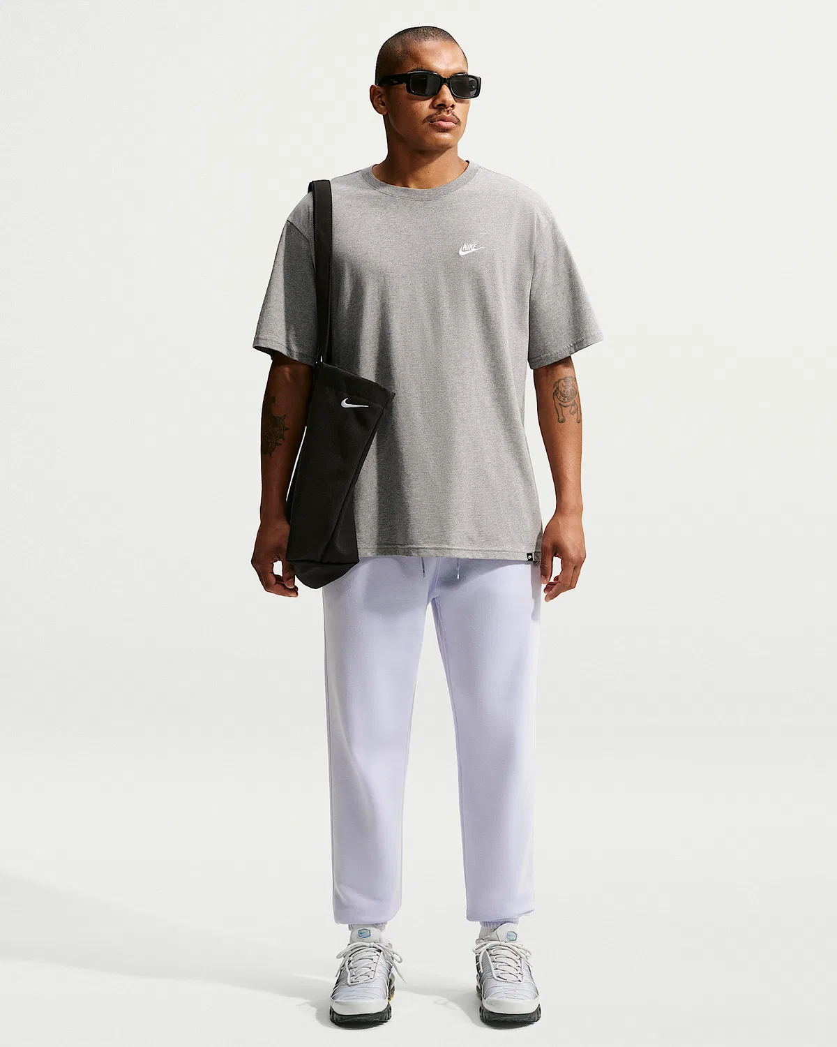 Мужские флисовые штаны Nike Sportswear Club с манжетами, Ghost/Ghost