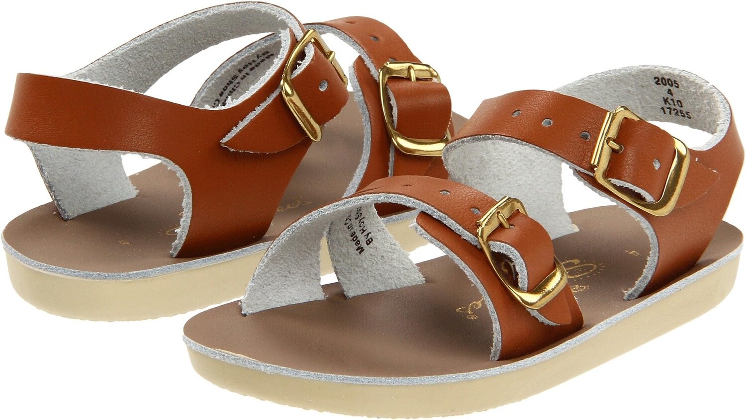

Сандалии на плоской подошве Sun-San - Sea Wees Salt Water Sandal by Hoy Shoes, цвет Tan