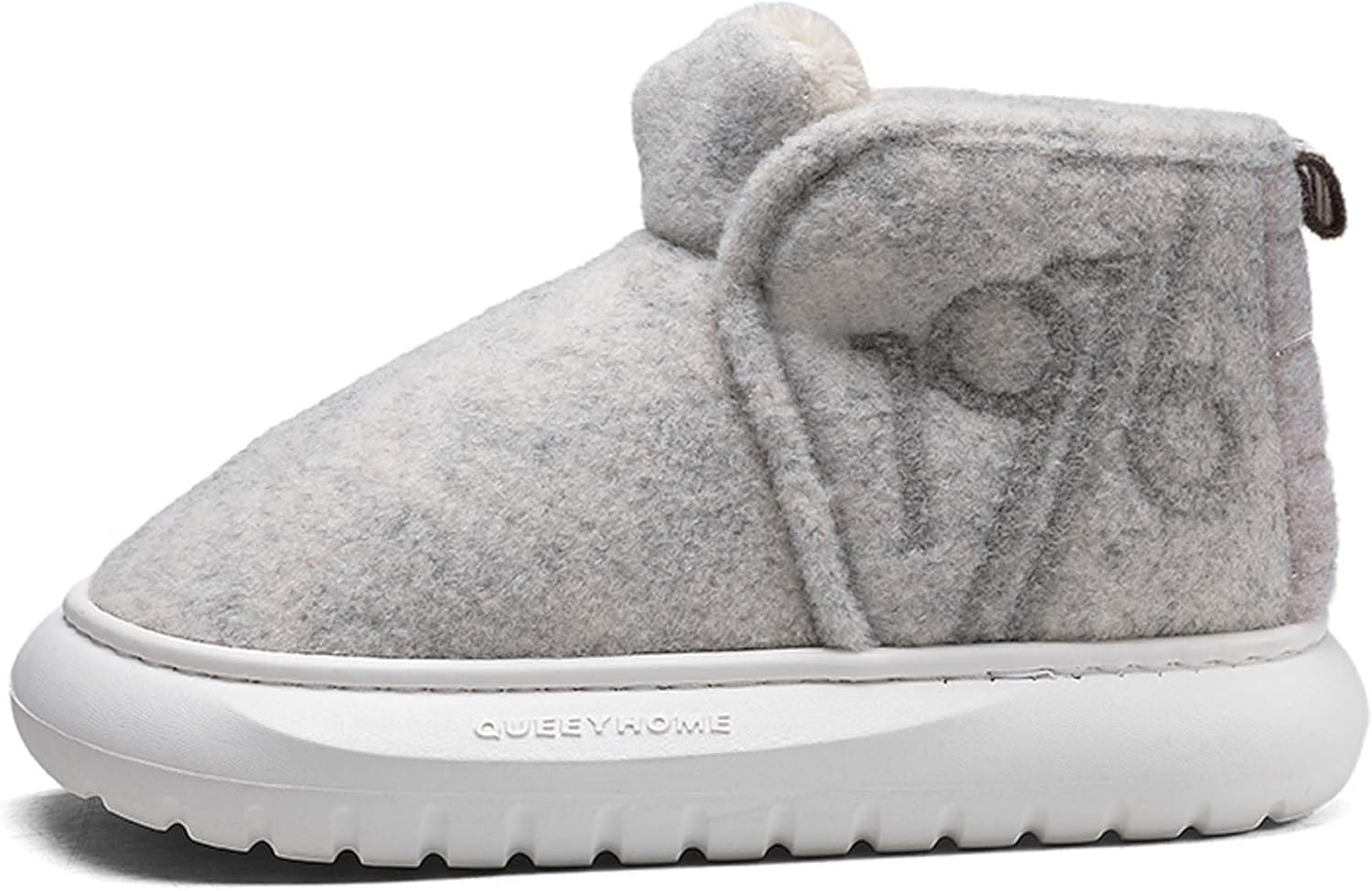

Зимние плюшевые утепленные хлопковые обувь, теплые снежные ботинки Generic, светло-серый