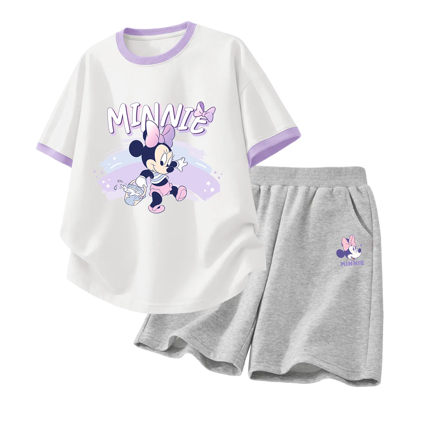 Детский спортивный костюм Casual Sportswear 2 Piece Set Disney, Di Soccer Ball Cream Blue+Di Soccer Ball K Black — фото 3