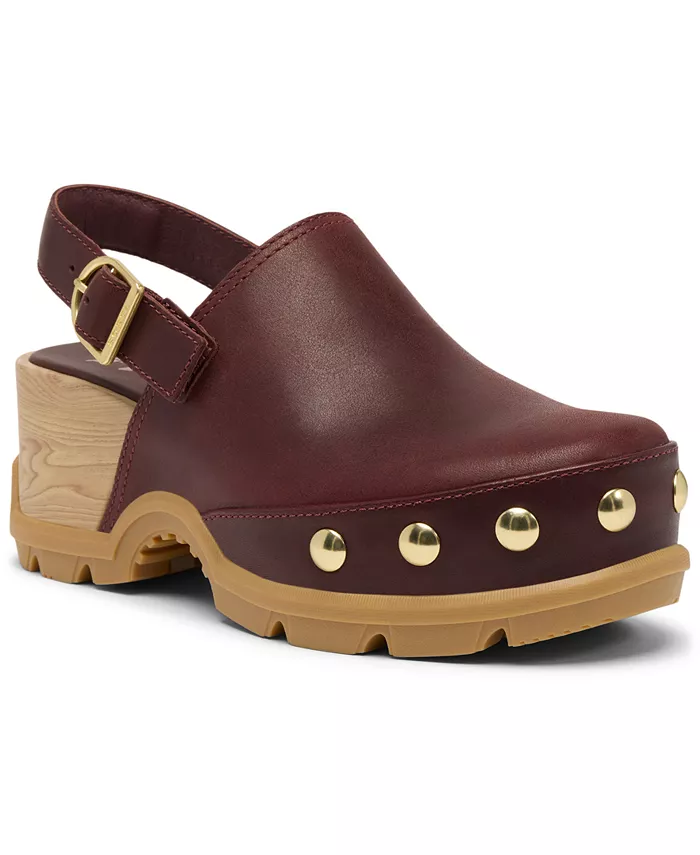Женские сабо Roamn Studded Slip On Sorel, красный