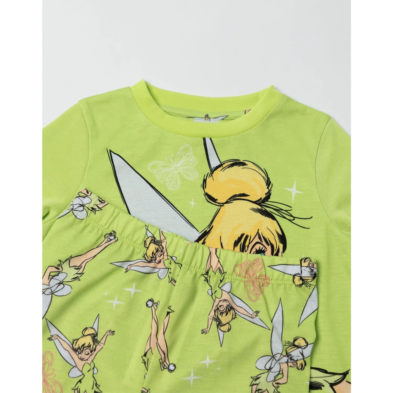 Пижама Tinkerbell Disney зеленая, зеленый — фото 4