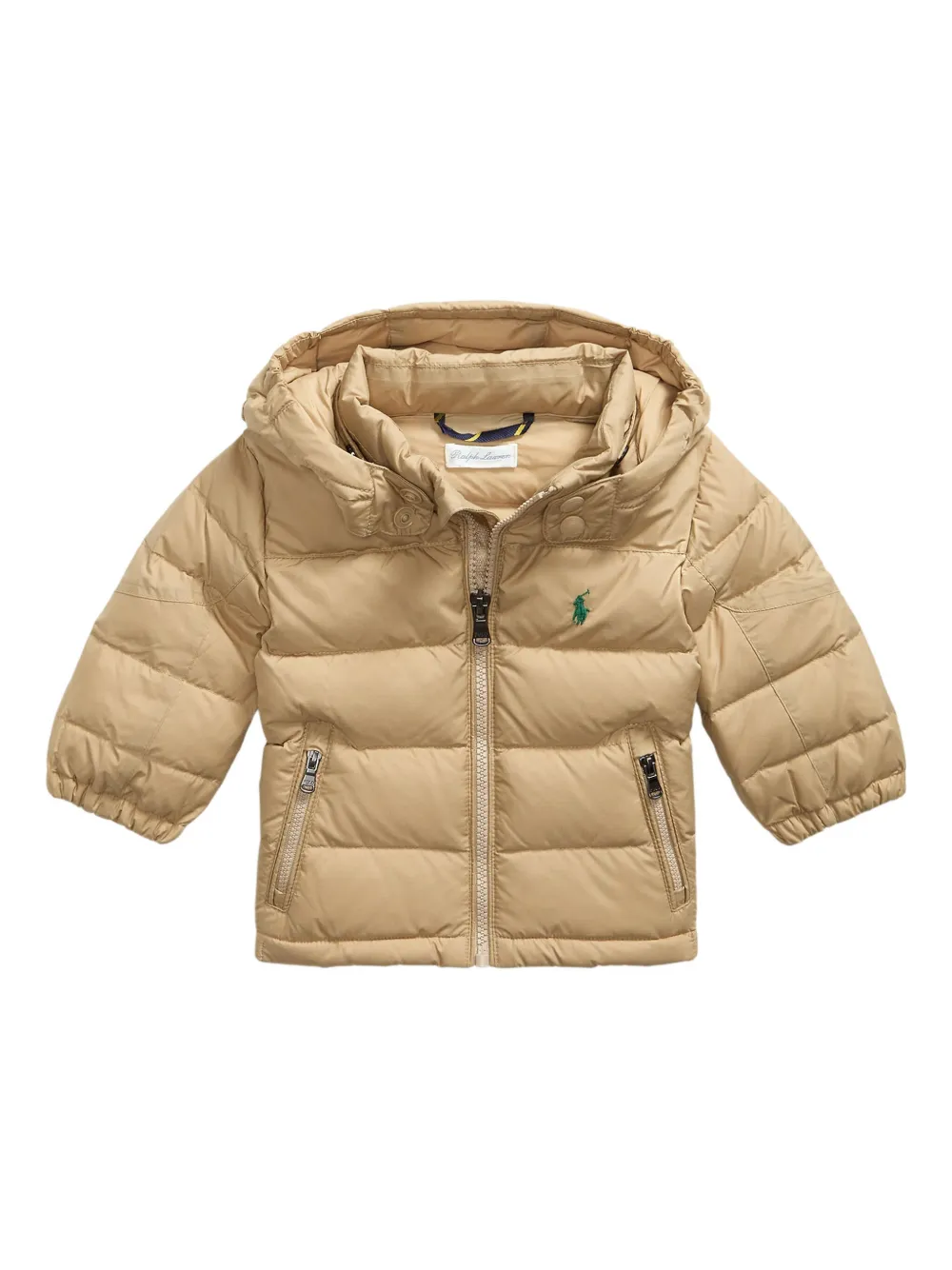 

Стеганая куртка с капюшоном POLO RALPH LAUREN KIDS, нейтральный