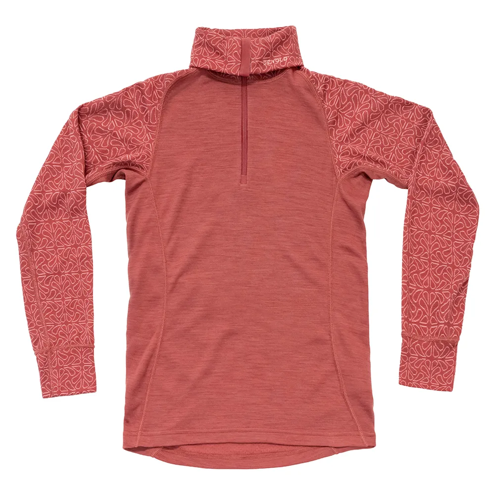 

Футболка с длинным рукавом DEVOLD OF NORWAY Duo Active Merino 205 half zip, розовый