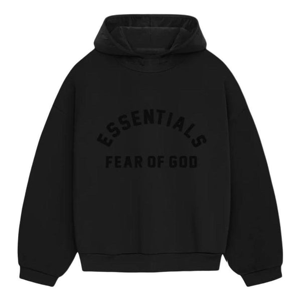 

Толстовка nylon fleece 'jet black' Fear Of God Essentials, черный