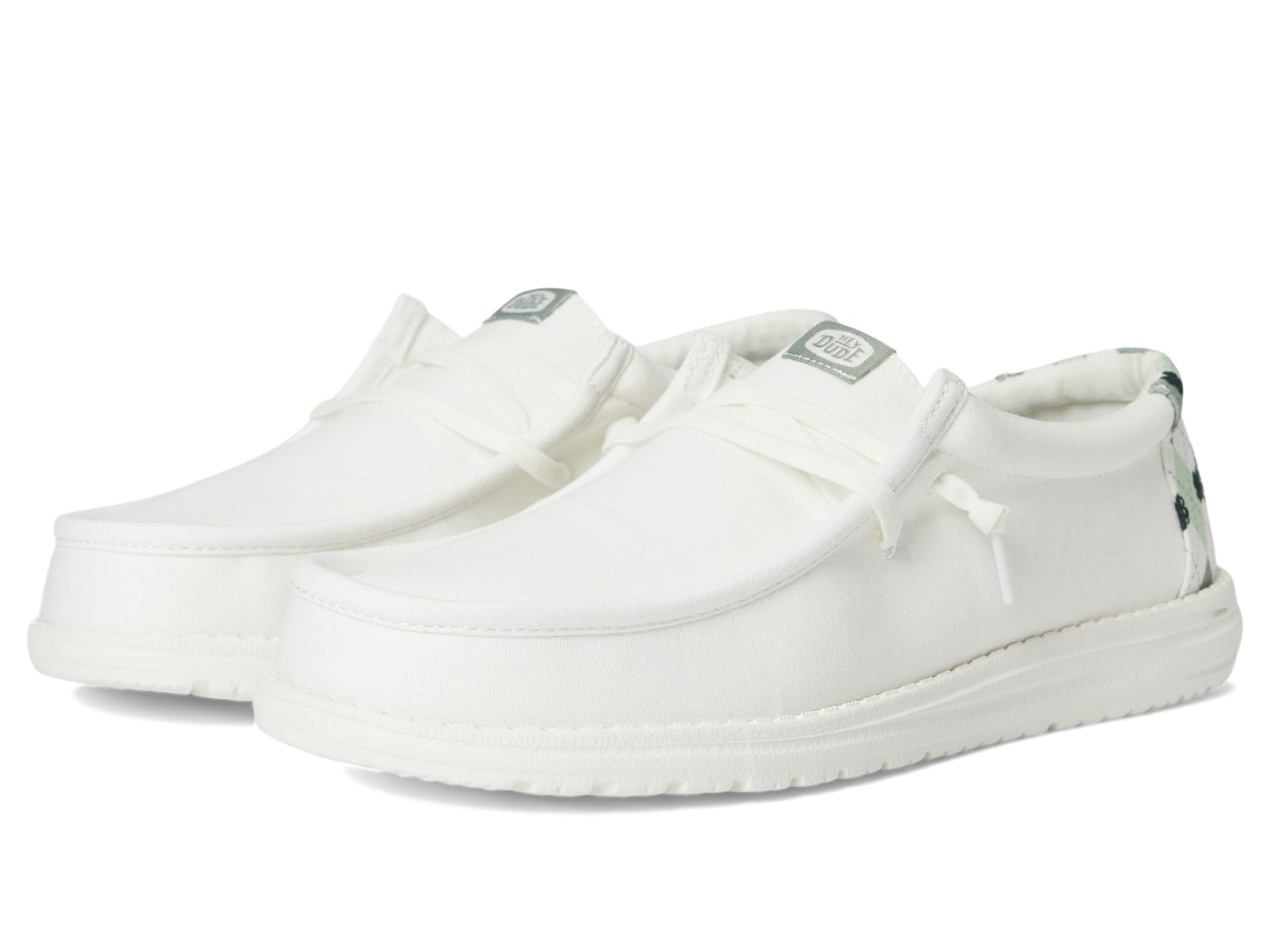 

Лоферы Hey Dude Wally Shamrock Argyle, цвет White/Green
