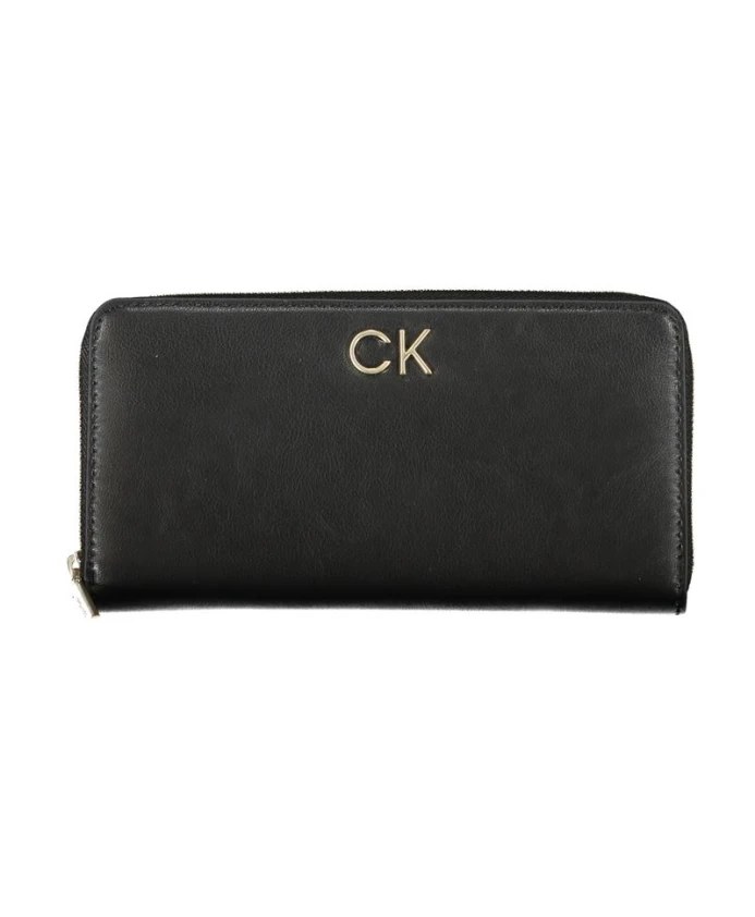 

Элегантный дизайнерский кошелек с множеством отделений. Calvin Klein, черный
