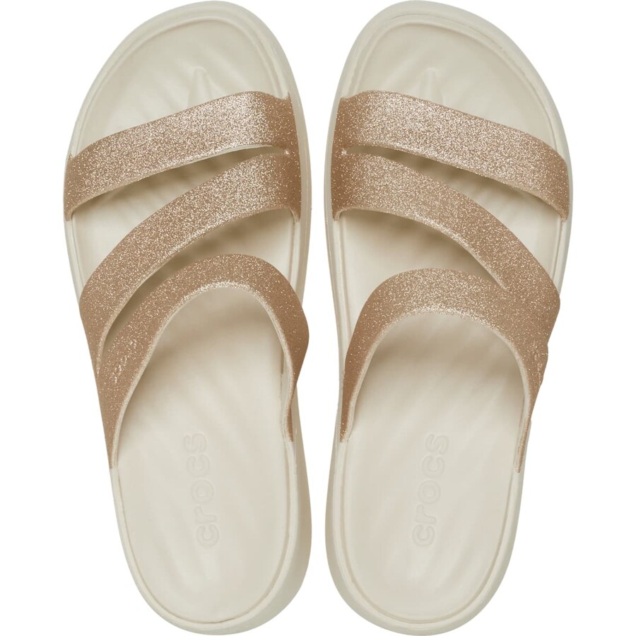 Мюли Crocs Getaway, Gold — фото 3