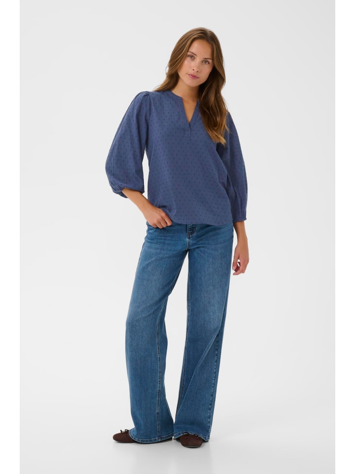 

Kaffe Блузка с длинными рукавами KAfrancesca, стандартный крой, цвет Crown Blue