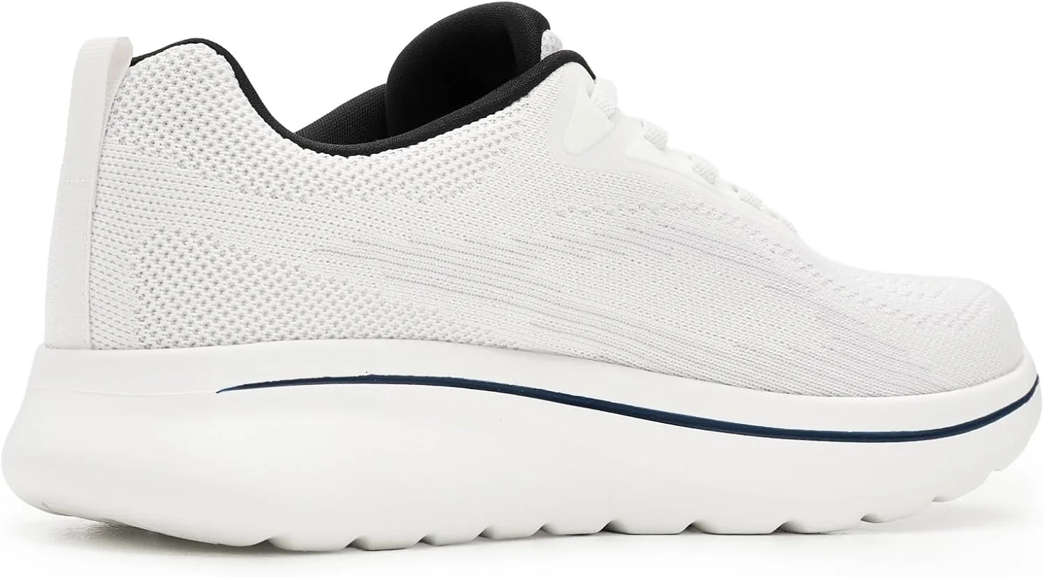 Мужские кроссовки Skechers Go Walk Arch Fit N-Joy Nate, белый/темно-синий — фото 3