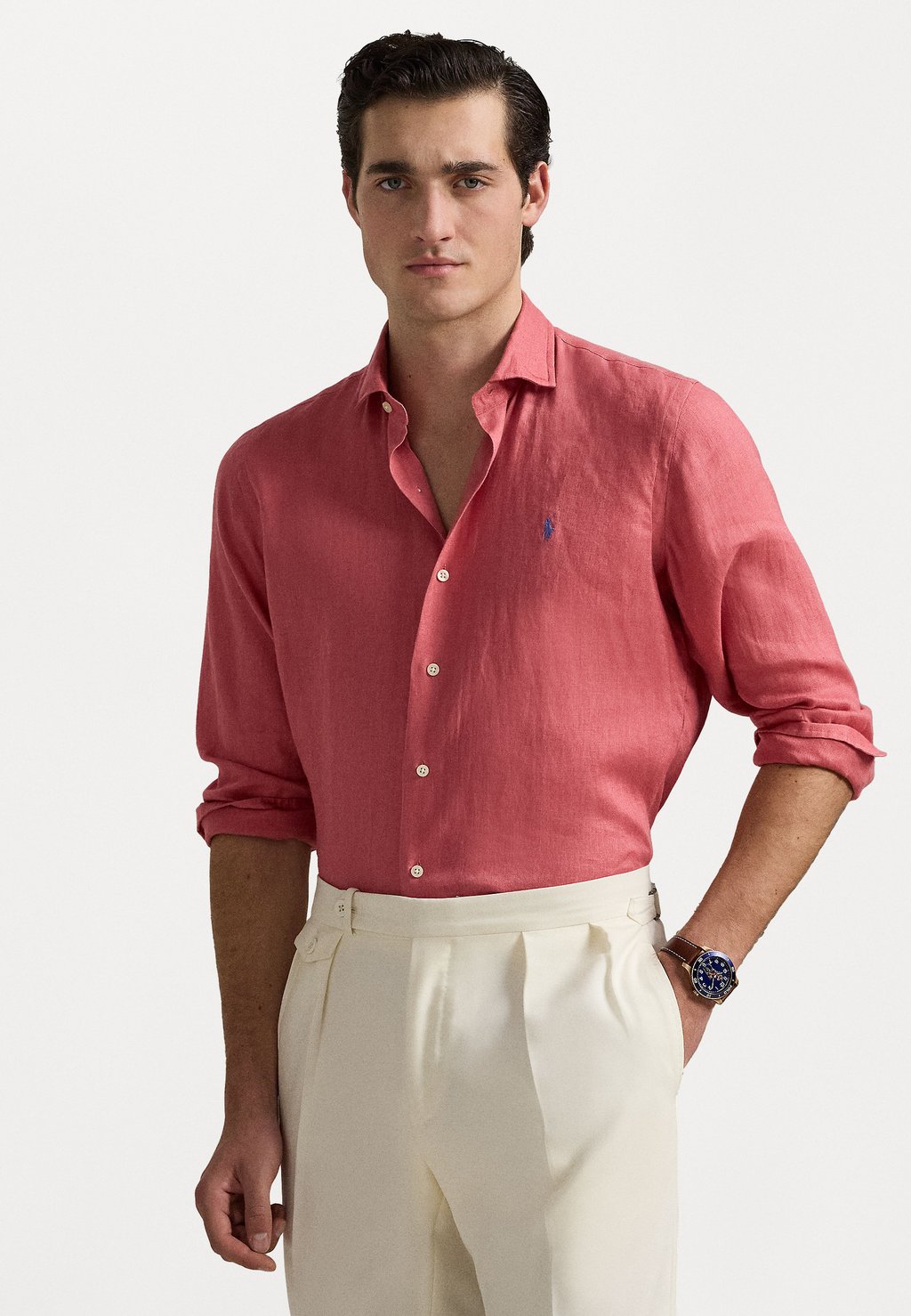 

Рубашка SLIM FIT LINEN SHIRT Polo Ralph Lauren, Adirondack Berry