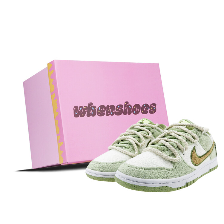 

Кроссовки Nike Dunk Skateboard Shoes Women's Low-Top White/Green