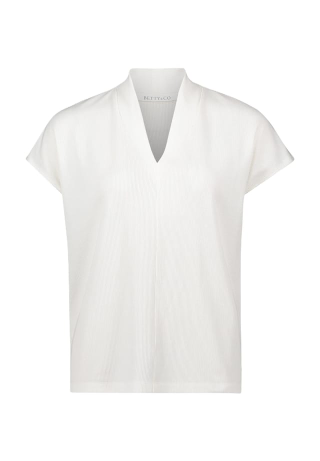 

Футболка с V-образным вырезом Betty & Co, белый