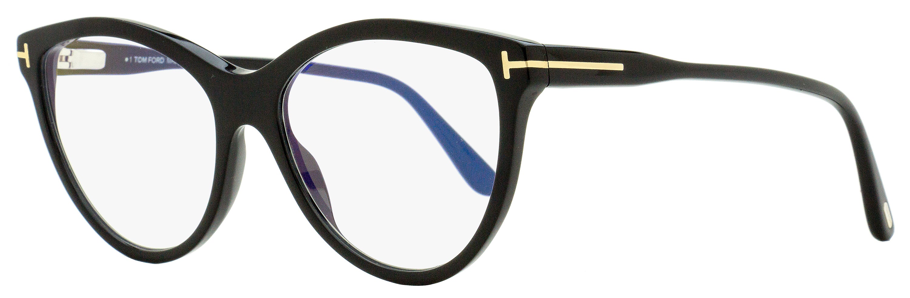 

Женские магнитные очки-клипсы Tom Ford TF5772B 001 черные 55 мм