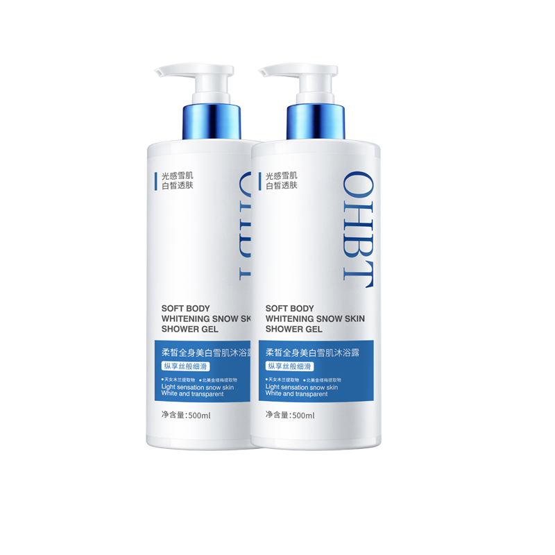 

Мягкий и нежный гель для души с осветляющим эффектом и контролем жирности 500 мл OHBT