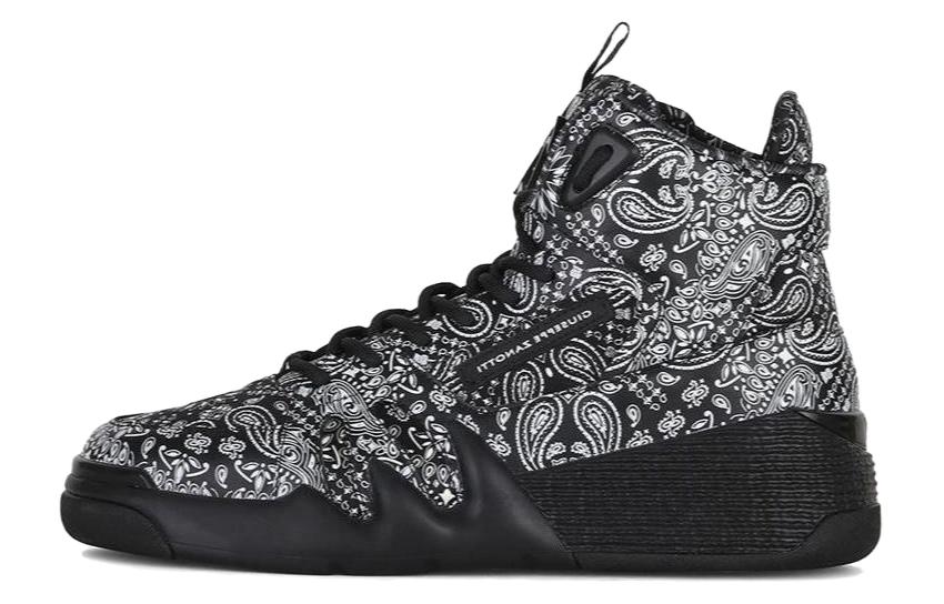 

Giuseppe Zanotti /GZ Talon High Top, стильные мужские кроссовки для скейтбординга, черно-белые