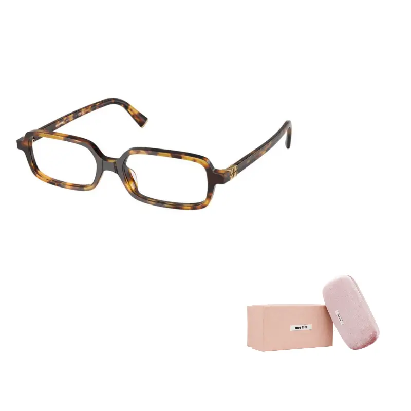 

MIU MIU Очки с прямоугольной оправой, Tortoiseshell