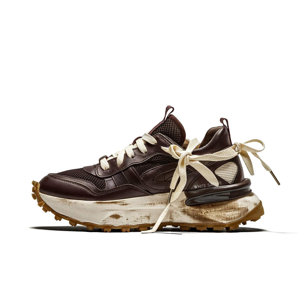 

WHITE SANDS Низкие повседневные туфли мужские кофе, цвет Coffee