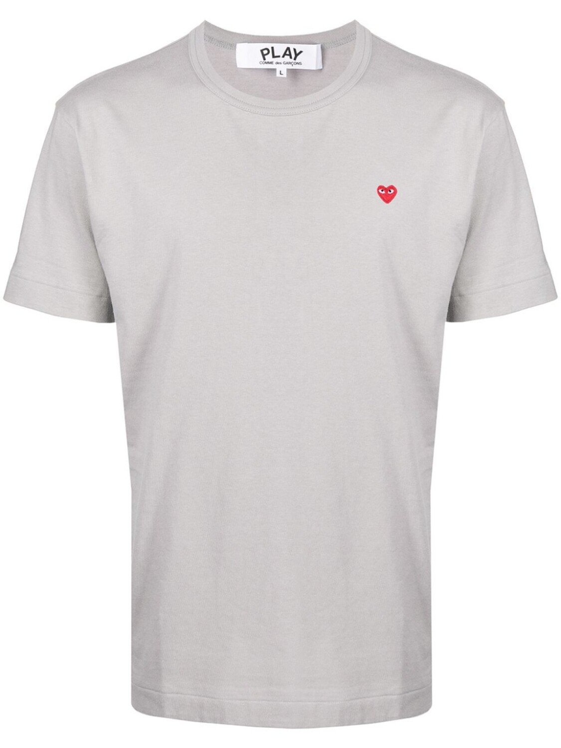 

Футболка с нашивкой Comme Des Garçons Play, серый