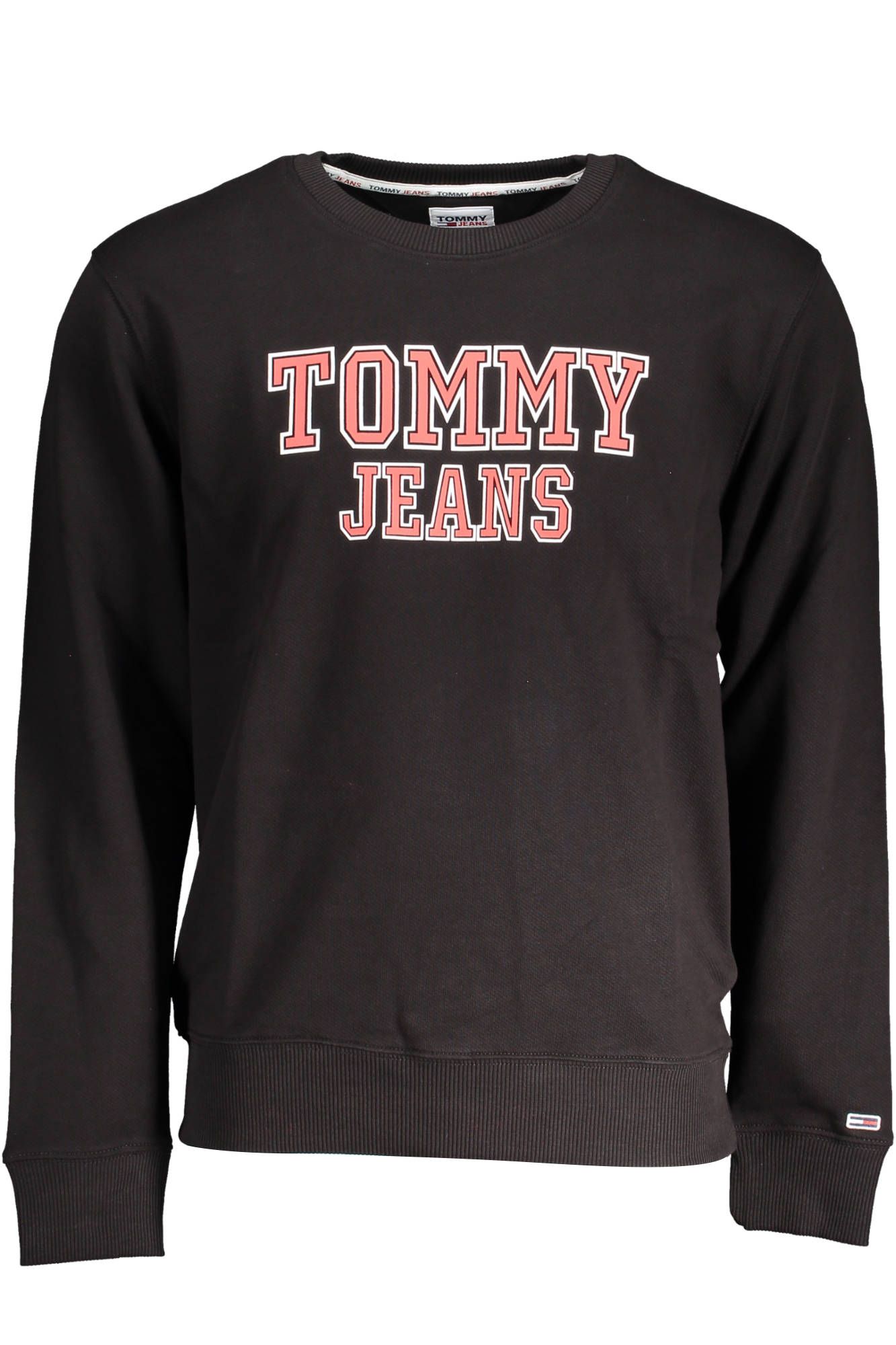 

Черный хлопковый мужской свитер Tommy Hilfiger