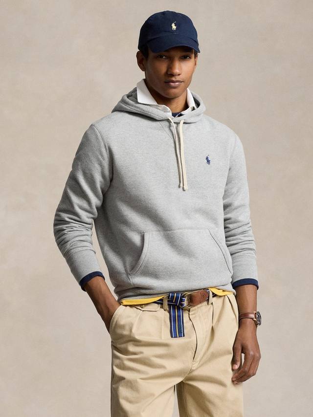

Толстовка с капюшоном из смеси хлопка Ralph Lauren, цвет Andover Heather