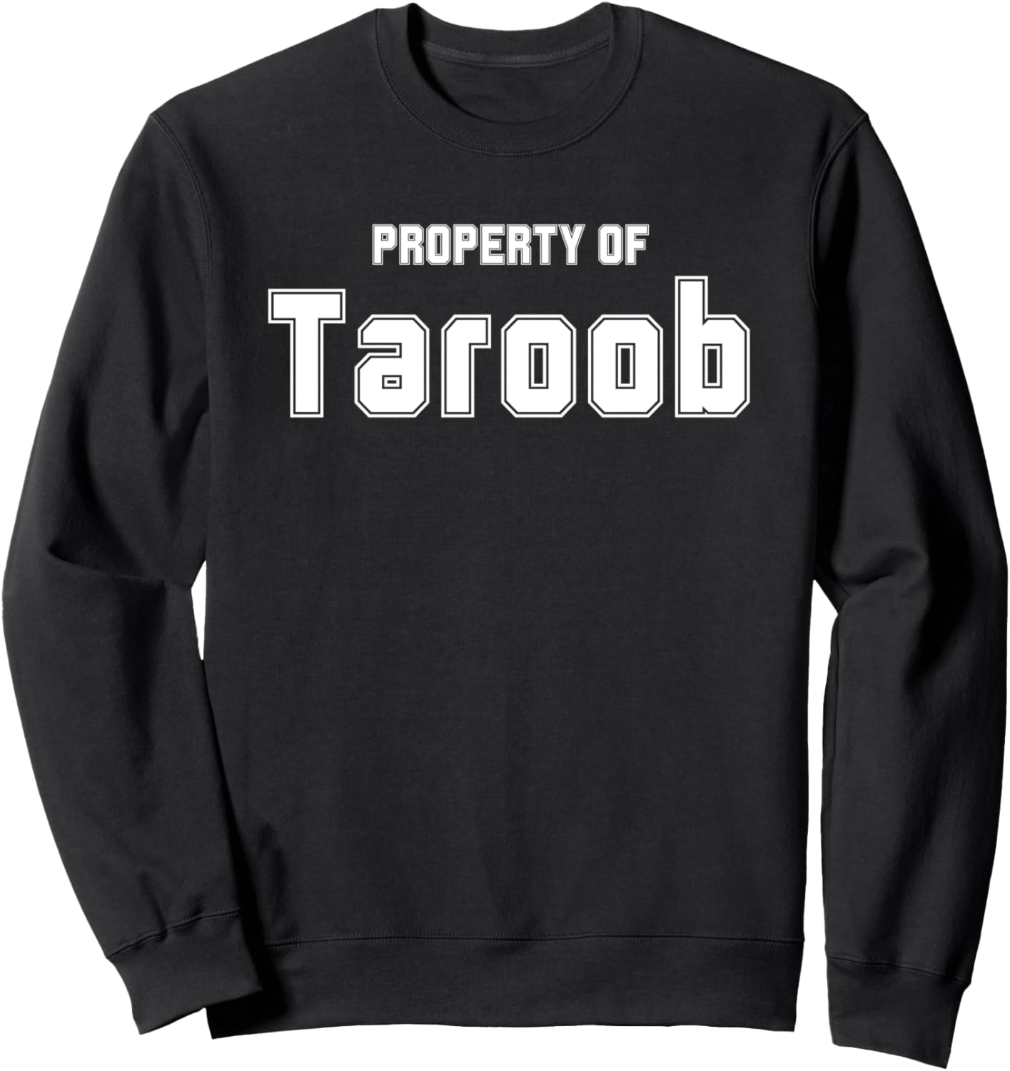 

TAROOB Забавная толстовка с азиатским именем для мусульман. Подарок Funny Asian Name Gifts Property Of Co., черный