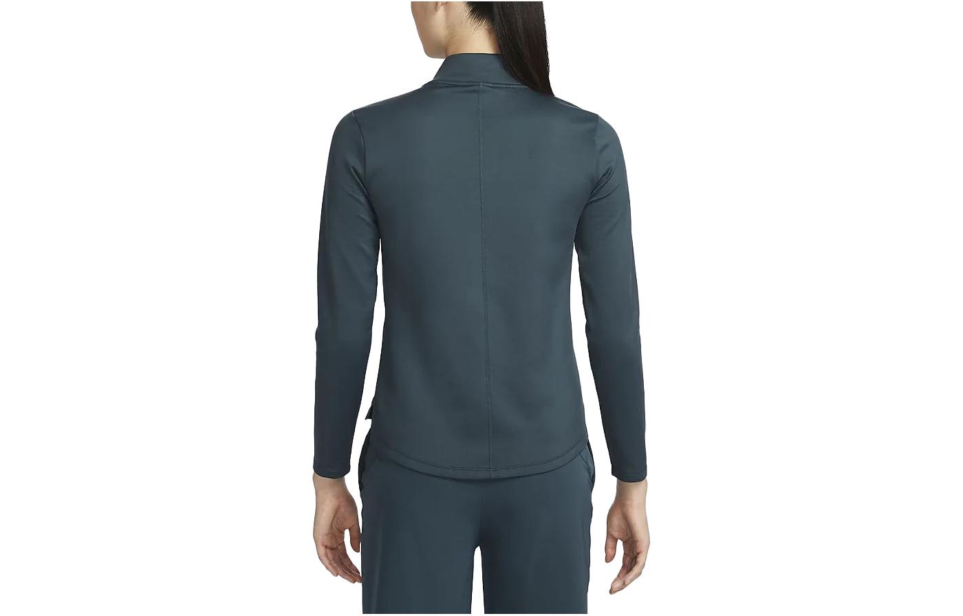 Футболка женская Therma FIT One темный лесной зеленый Nike, темный джунглевый зеленый — фото 3