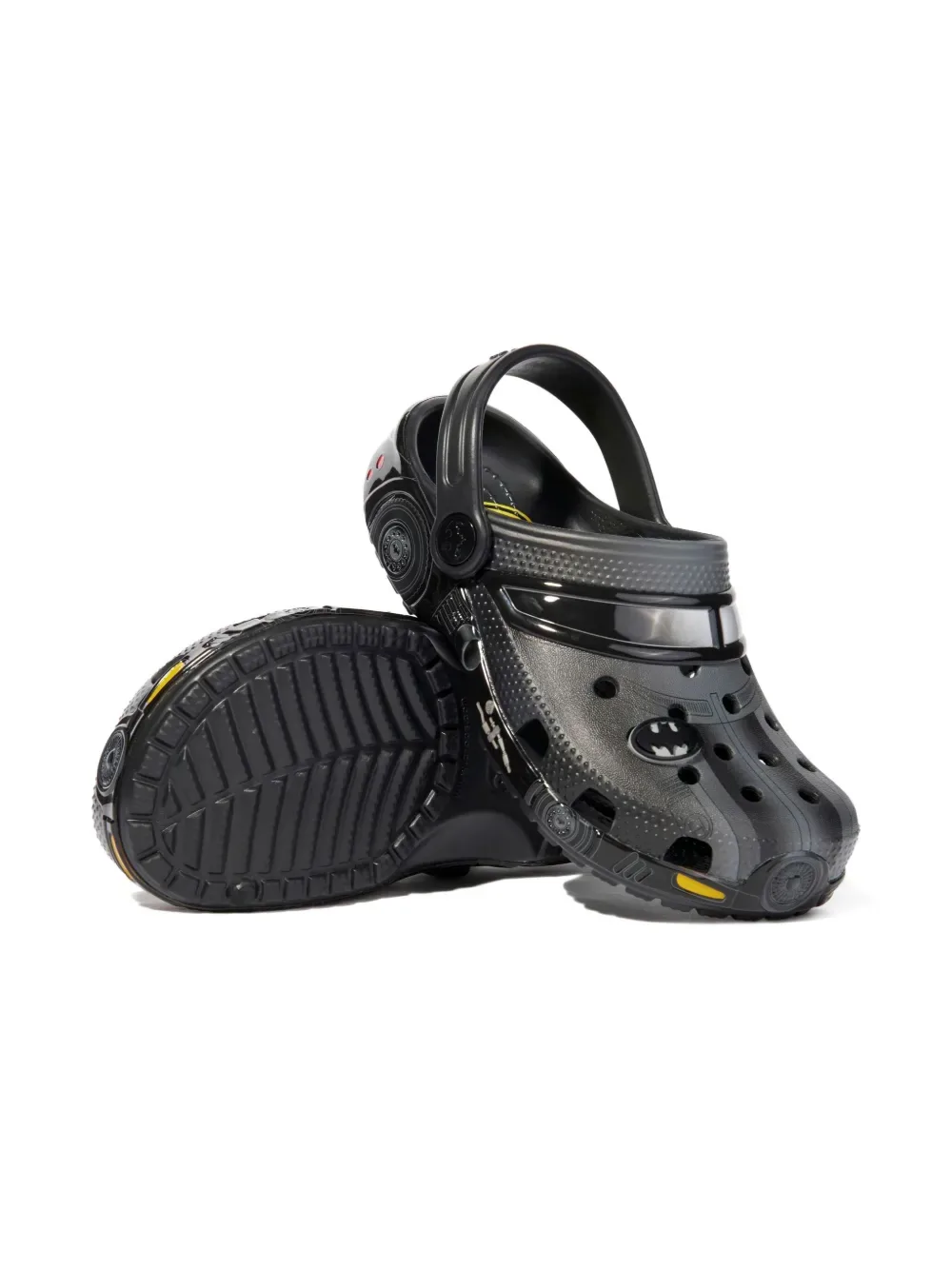 Crocs Kids X DC классические сабо-босоножки Batman, черный — фото 2