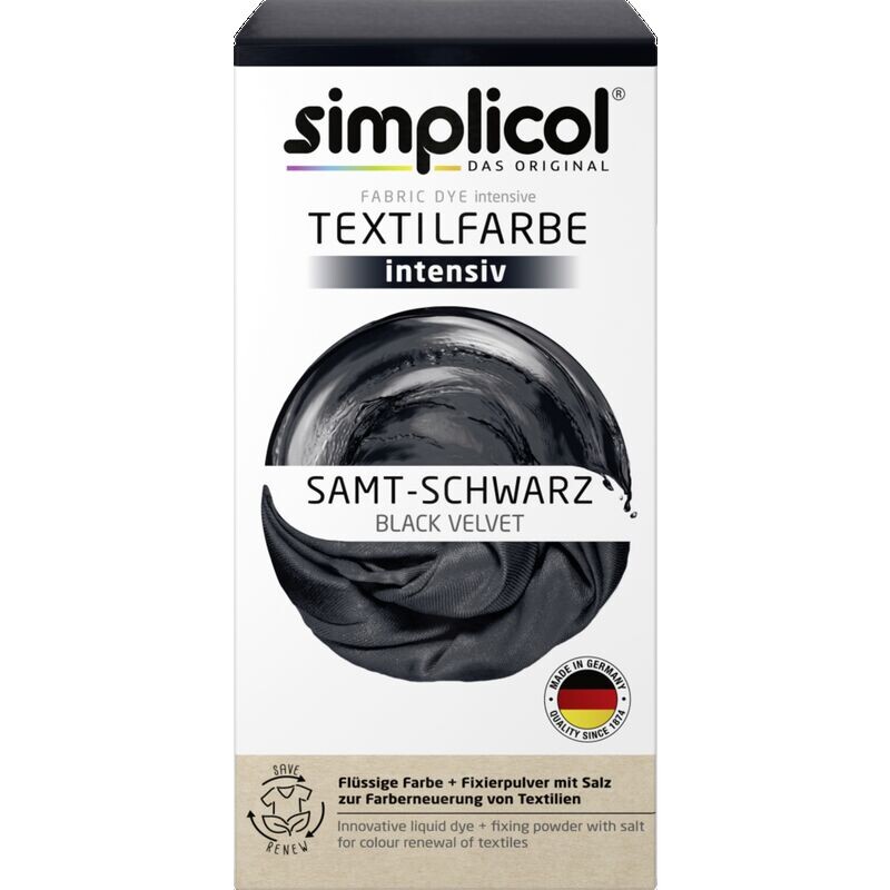 

Цвет ткани: насыщенный бархатный черный simplicol, 1 шт.