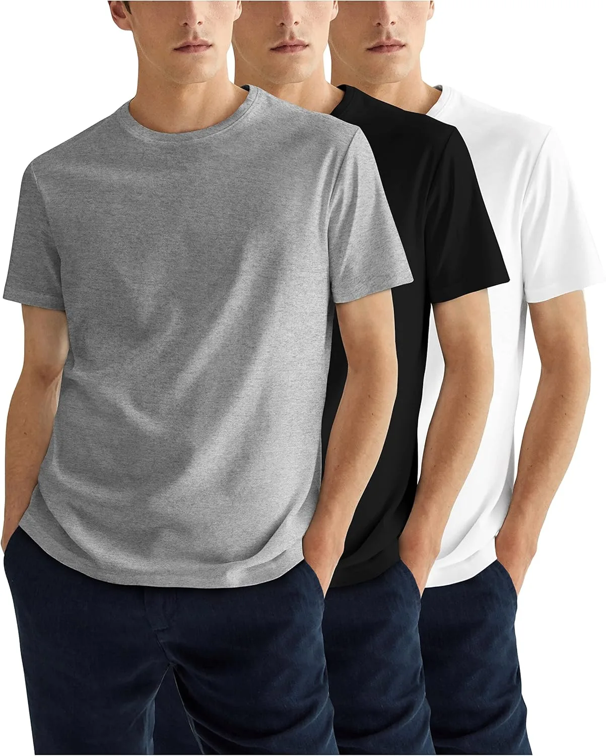 

Футболка мужская Essentials Crew Neck, 2-Pack Hat and Beyond