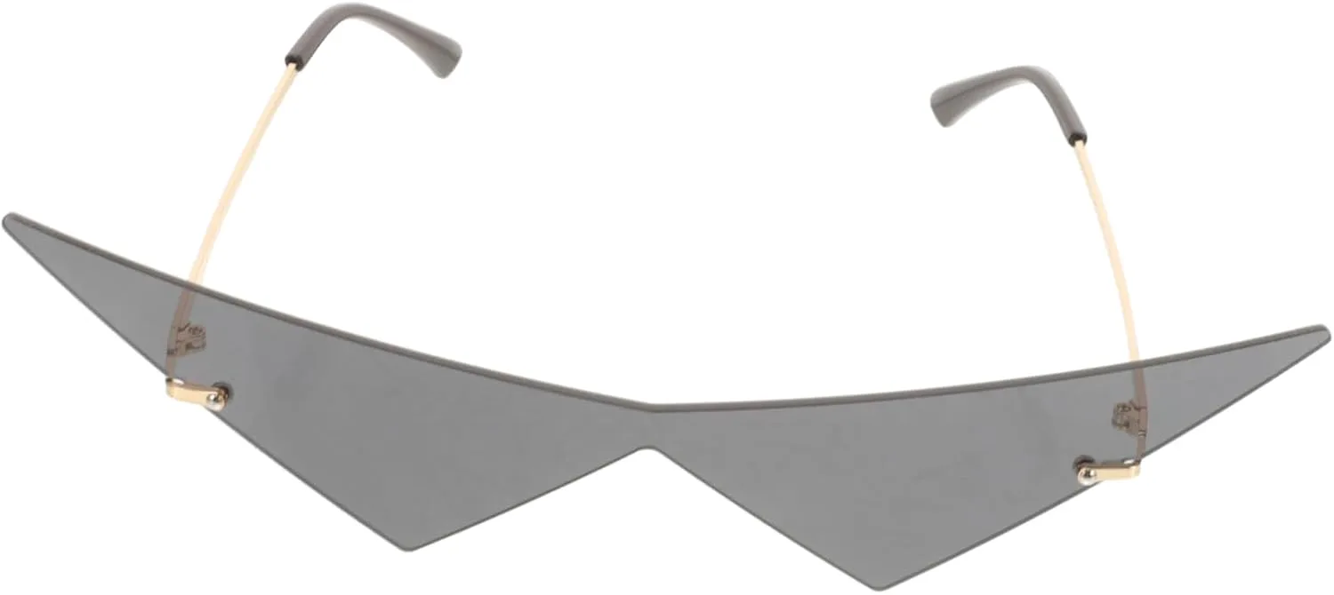 

Солнцезащитные очки унисекс для вечеринок и фестивалей. Легкие защитные очки с эффектными украшениями. Очки для активного отдыха для мужчин и женщин GLSTOY, Grey