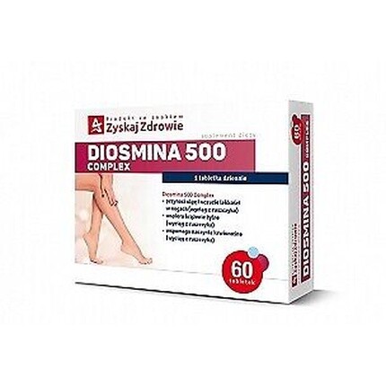 

Diosmina 500 Комплексное облегчение ног 60 таблеток Zyskaj Zdrowie