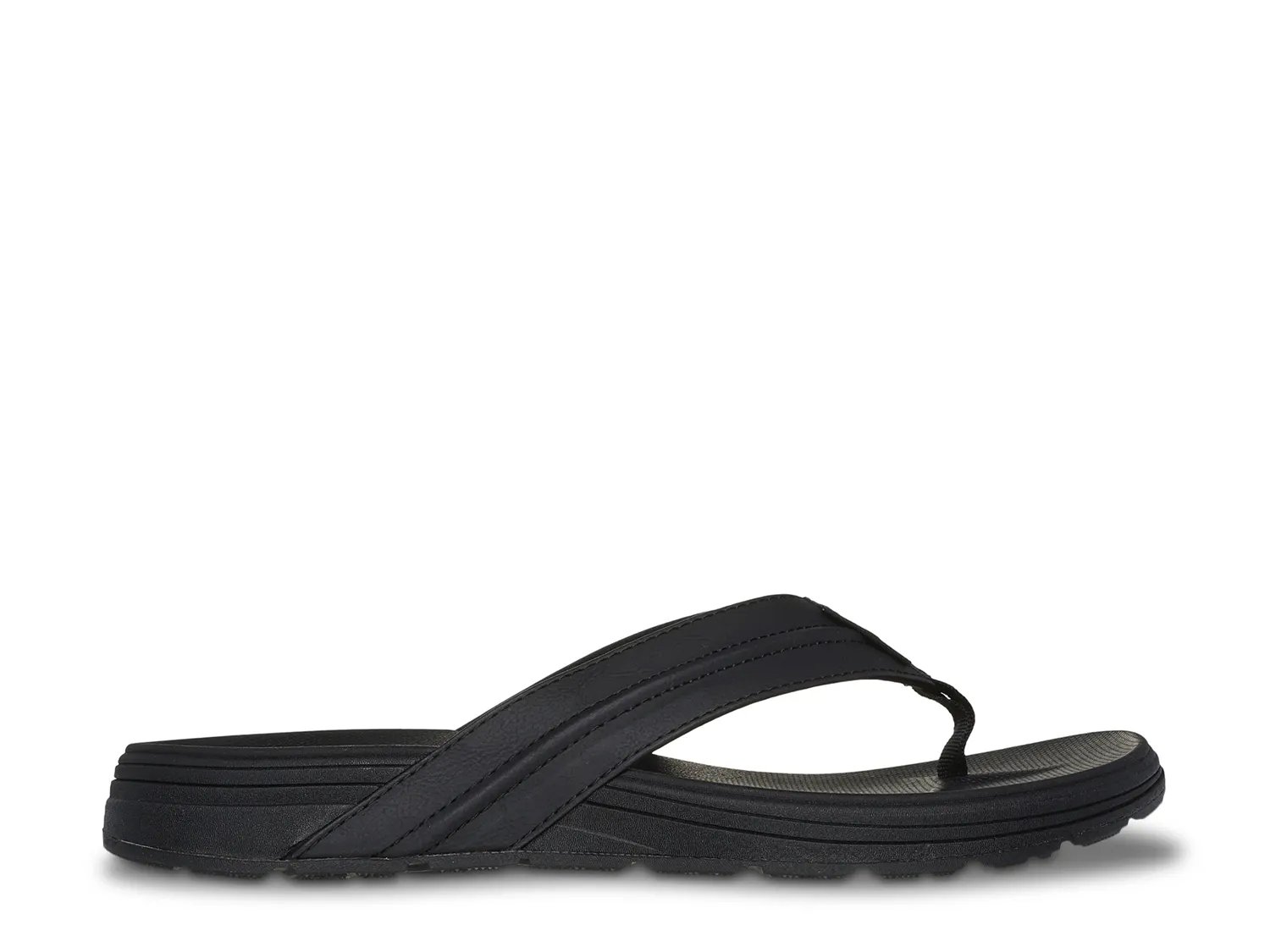 Сандалии Skechers Relaxed Fit Patino Marlee Flip Flop, черный — фото 3