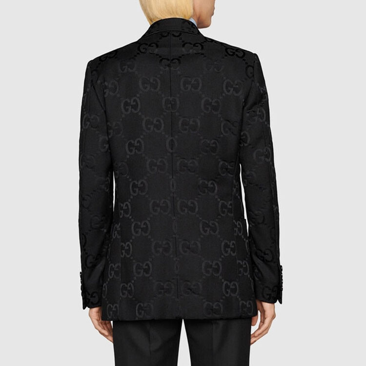 Мужской деловой костюм GUCCI, цвет Black — фото 4
