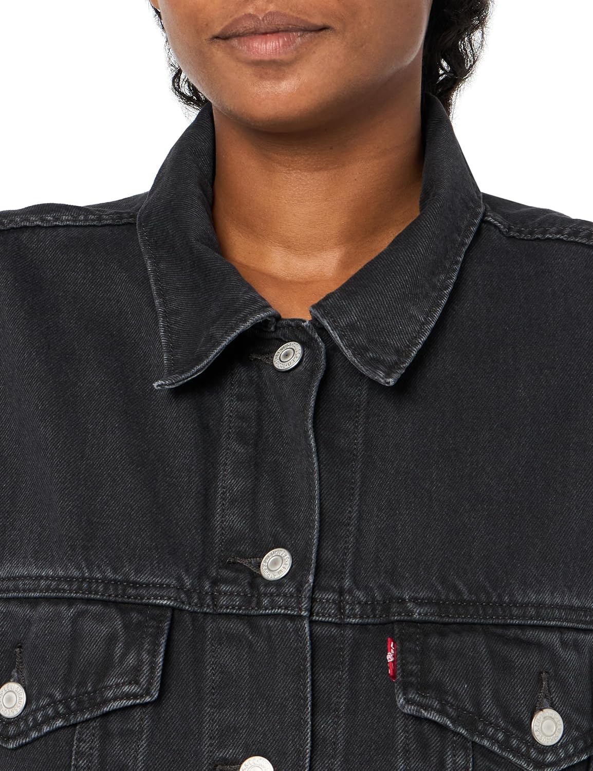Женская куртка Levi's Trucker в стиле 90-х, черный — фото 3